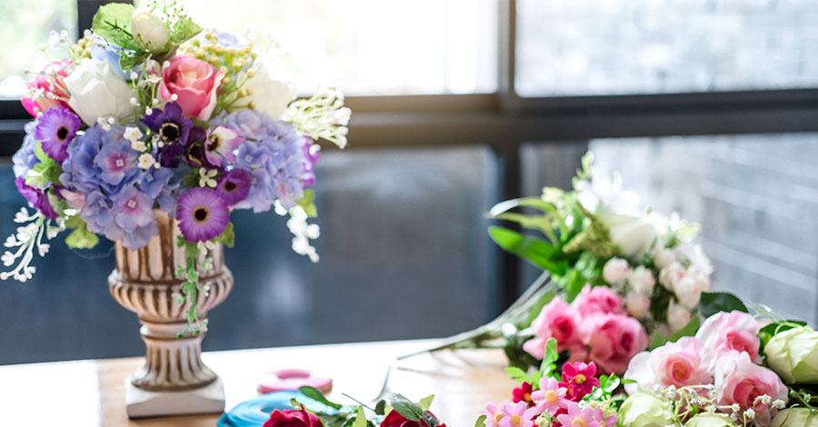 Kwiaty na stole